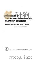 PROCEEDINGS OF THE SECOND INTERNATIONAL CLEAN AIR CONGRESS     PDF电子版封面     
