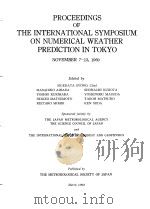 PROCEEDINGS OF THE INTERNATIONAL SYMPOSIUM ON NUMERICAL WEATHER PREDICTION IN TOKYO（ PDF版）