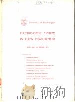 ELECTRO-OPTIC SYSTEMS IN FLOW MEASUREMENT     PDF电子版封面     