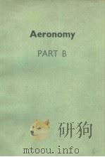 Aeronomy  PARY B     PDF电子版封面     