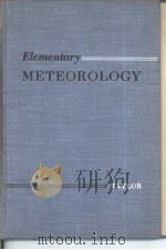 Elementary METEOROLOGY     PDF电子版封面     