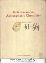 Heterogeneous Atmospheric Chemistry（ PDF版）