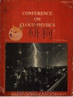 CONFERENCE ON CLOUD PHYSICS  1974     PDF电子版封面     