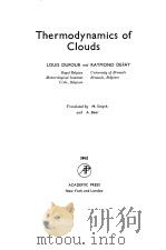 Thermodynamics of Clouds     PDF电子版封面     
