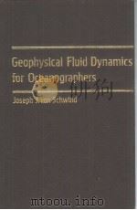 Geophysical Fluid Dynamics for Oceanographers（ PDF版）