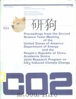 Proceedings from the Second Science Team Meeting of the United States of America Department of Energ（ PDF版）