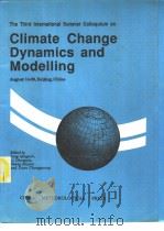 Climate Change Dynamics and Modelling（ PDF版）