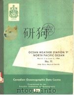 OCEAN WEATHER STATION 'P' NORTH PACIFIC OCEAN  NO.11     PDF电子版封面     