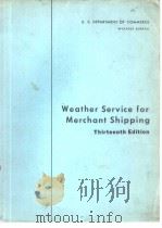 Weather Service for Merchant Shipping Thirteenth Edition     PDF电子版封面     