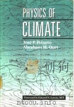 PHYSICS OF CLIMATE     PDF电子版封面  0883187124   