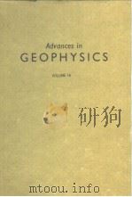 Advances in GMOPHYSICS  VOLUME16     PDF电子版封面     