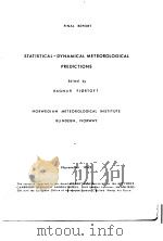 STATISTICAL-DYNAMICAL METEOROLOGICAL PREDICTIONS     PDF电子版封面     