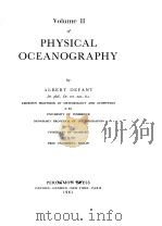 PHYSICAL  OCEANOGRAPHY  VolumeⅡ     PDF电子版封面     