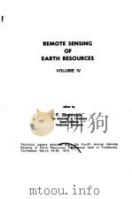 REMOTE SENSING OF EARTH RESOURCES VOLUME IV（ PDF版）