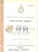 INDIA METEOROLOGICAL DEPARTMENT FORECASTING MANUAL     PDF电子版封面     