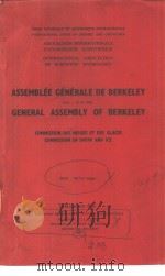ASSEMBLEE GENERALE DE BERKELEY  19-8-31-8-1963   GENERAL ASSEMBLY OF BERKELEY     PDF电子版封面     