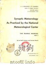 Synoptic Meteorology As Practiced by the National Meteorological Center     PDF电子版封面     