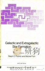 Galactic and Extragalactic Star Formation     PDF电子版封面  9027727252  Ralph E.Pudritz and Michel Fic 