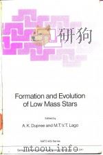 Formation and Evolution of Low Mass Stars（ PDF版）