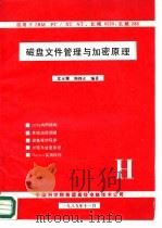 磁盘文件管理与加密原理   1989  PDF电子版封面    沈永耀，陶铮正编著 