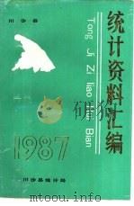 川沙县统计资料汇编  1987年     PDF电子版封面     