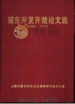 浦东开发开放论文选  2  1996年-1997年   1998  PDF电子版封面    陈少能主编 