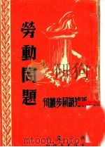 新知识初步丛刊  劳动问题   1948  PDF电子版封面    徐弦 