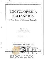 ENCYCLOPAEDIA BRITANNICA Volume 3 BALTIMORE to BRAILA     PDF电子版封面     