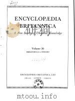 ENCYCLOPAEDIA BRITANNICA Volume 20 SARSAPARILLA to SORCERY（ PDF版）
