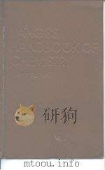 LANGE'S HANDBOOK OF CHENISTRY     PDF电子版封面     