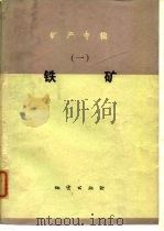 矿产专辑  1  铁矿   1978  PDF电子版封面    福建省地质局等编 