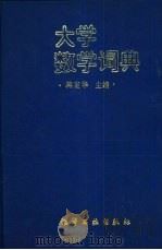 大学数学词典   1993  PDF电子版封面  7502510605  北京大学数学系蒋定华主编 