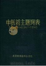 中医药主题词表（1987 PDF版）
