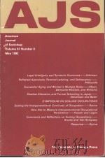 American Journal of Sociology 1992 Vol.97 No.6     PDF电子版封面     