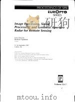 Image Processing Signal Processing and Synthetic Aperture Raday for Remote Sensing（ PDF版）