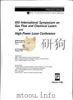 XⅢ International Symposium on Gas Flow and Chemical Lasers and High-Power Laser Conference（ PDF版）