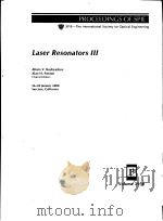 Laser Resonators Ⅲ（ PDF版）