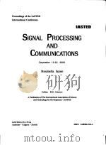SIGNAL PROCESSING AND COMMUNICATIONS（ PDF版）