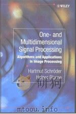 One-and Multidimensional Signal Processing（ PDF版）