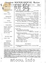 AMERICAN SOCIOLOGICAL REVIEW VOL.13 No1-4 1948（ PDF版）