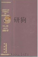 AMERICAN JOURNAL OF SOCIOLOGY VOL.92 No3 1986     PDF电子版封面    中国社会科学院社会学所 