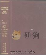 AMERICAN SOCIOLOGICAL REVIEW V.11 No3 1946     PDF电子版封面    中国社会科学院社会学所 