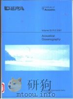 Acoustical Oceanography     PDF电子版封面     