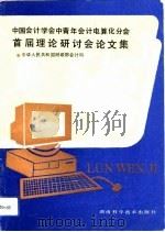 中国会计学会中青年会计电算分会首届理论研讨会论文集（1994 PDF版）