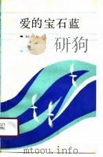 爱的宝石蓝   1990  PDF电子版封面  7805333912  刘小龙著 