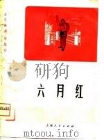 六月红  淮剧   1975  PDF电子版封面    上海市嘉定县桃浦公社业余创作组，上海市人民淮剧团创作组编 