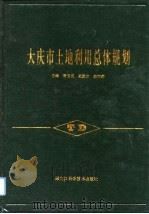 大庆市土地利用总体规划   1993  PDF电子版封面  7538822747  周玉成等主编 