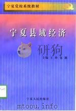 宁夏县域经济（1998 PDF版）