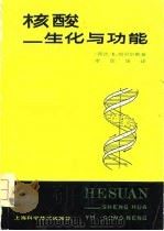 核酸——生化与功能   1981年01月第1版  PDF电子版封面    （西德）E·哈贝尔斯 
