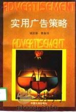 实用广告策略   1994  PDF电子版封面  7800970108  胡正荣，李金功著 